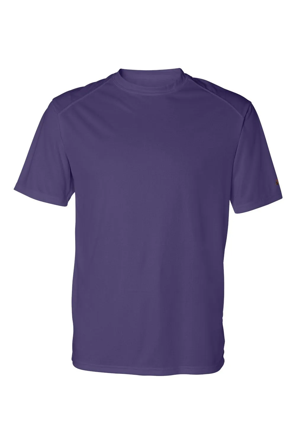 T-shirt à manches courtes et col rond Badger Mens B-Core absorbant l'humidité - Vêtement Badger Violet