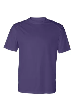 T-shirt à manches courtes et col rond Badger Mens B-Core absorbant l'humidité - Vêtement Badger Violet