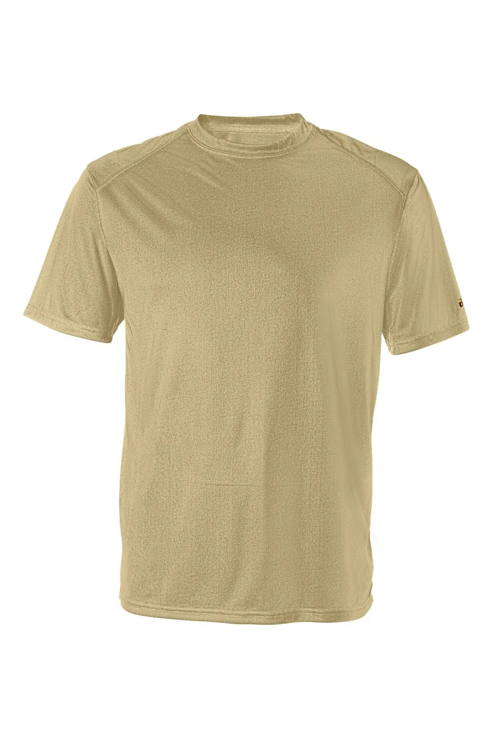 T-shirt à manches courtes et col rond Badger Mens B-Core absorbant l'humidité - Vêtement Or Vegas Badger