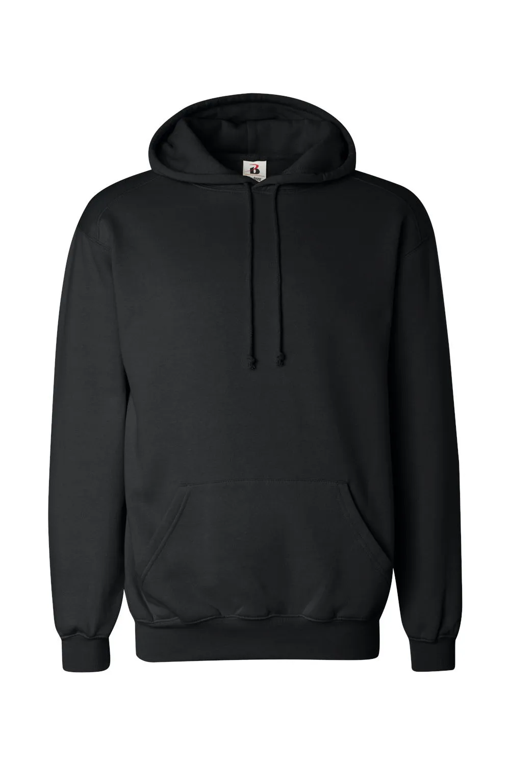 Sweat à capuche pour hommes Badger avec poche kangourou - Vêtement Badger Noir