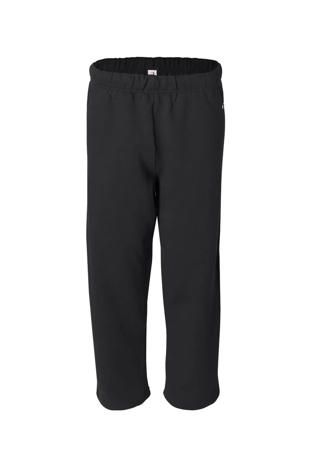 Pantalon de survêtement pour hommes Badger à fond ouvert avec poches - Vêtement noir Badger