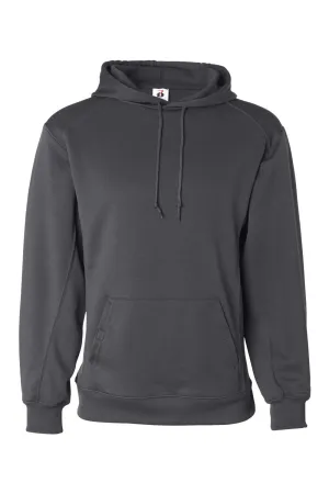 Badger Sweat à capuche pour hommes en polaire respirante avec poche kangourou - Gris graphite Vêtements Badger