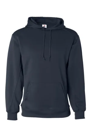 Badger Sweat à capuche en polaire respirante pour hommes avec poche kangourou - Bleu marine Vêtements Badger