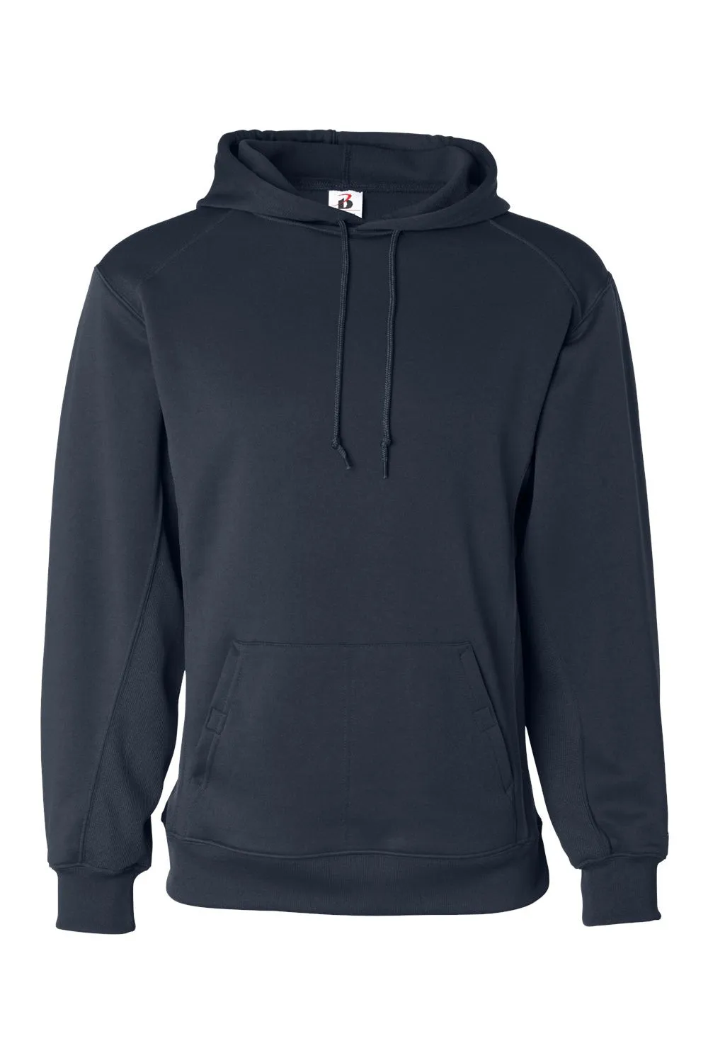 Badger Sweat à capuche en polaire respirante pour hommes avec poche kangourou - Bleu marine Vêtements Badger