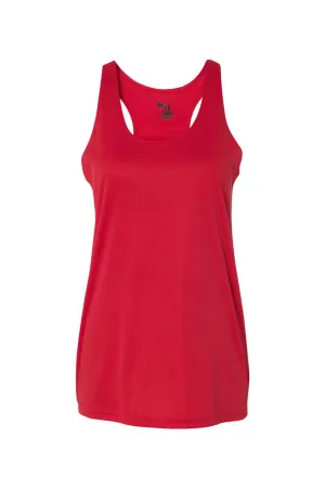 Débardeur sportif femme B-Core évacuant l'humidité - Rouge Badger