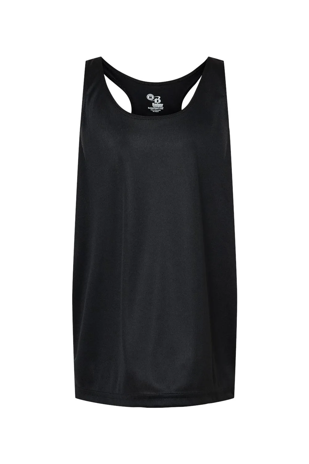 Débardeur sportif Badger Youth B-Core à effet respirant et dos nu - Vêtement noir Badger