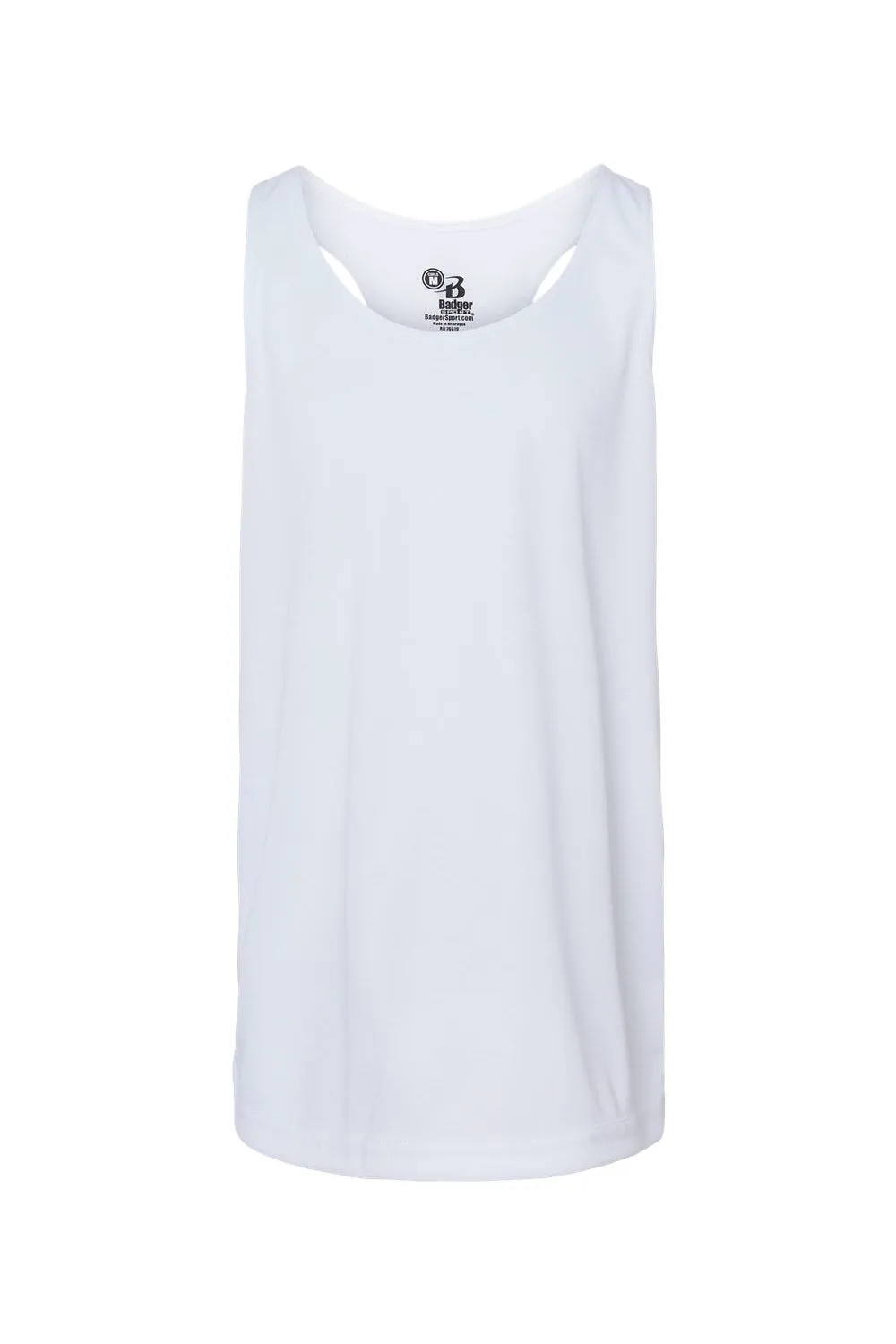 Débardeur sportif Badger Youth B-Core à effet respirant - Blanc Vêtements Badger