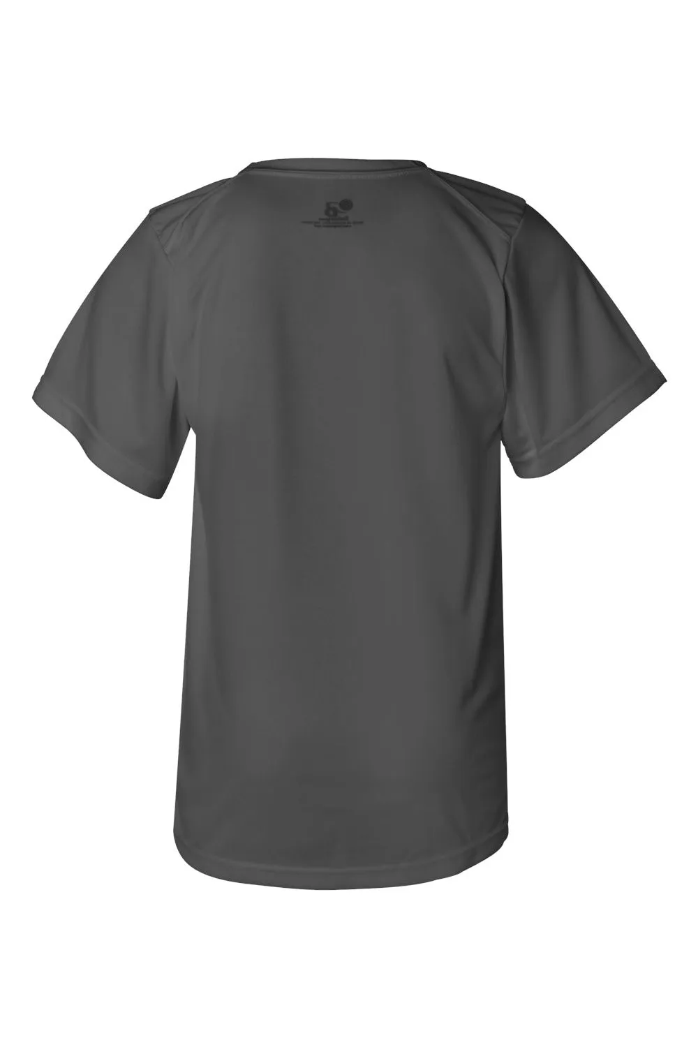 T-shirt à manches courtes et col rond Badger Youth B-Core absorbant l'humidité - Gris graphite Vêtements Badger