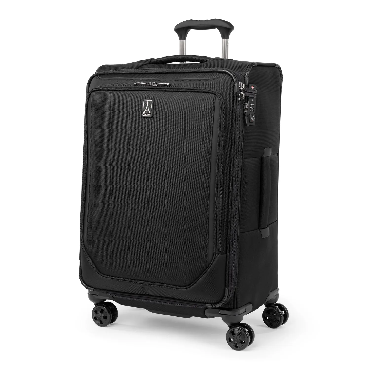 Valise Travelpro Softside Crew Classique Grande Taille Enregistrable Extensible Spinner