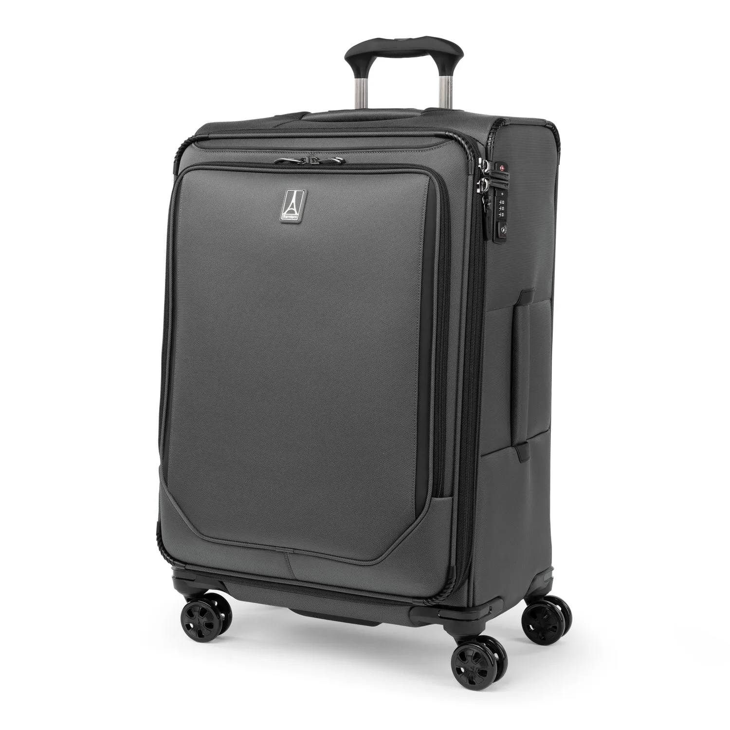 Valise Travelpro Softside Crew Classique Grande Taille Enregistrable Extensible Spinner