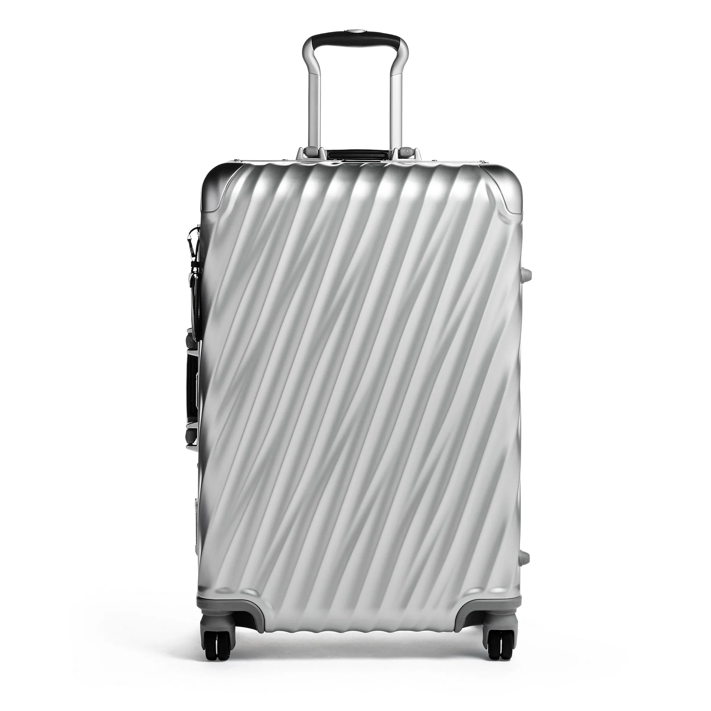 Sac Tumi 19 Degree Aluminum Valise de voyage courte // Argenté