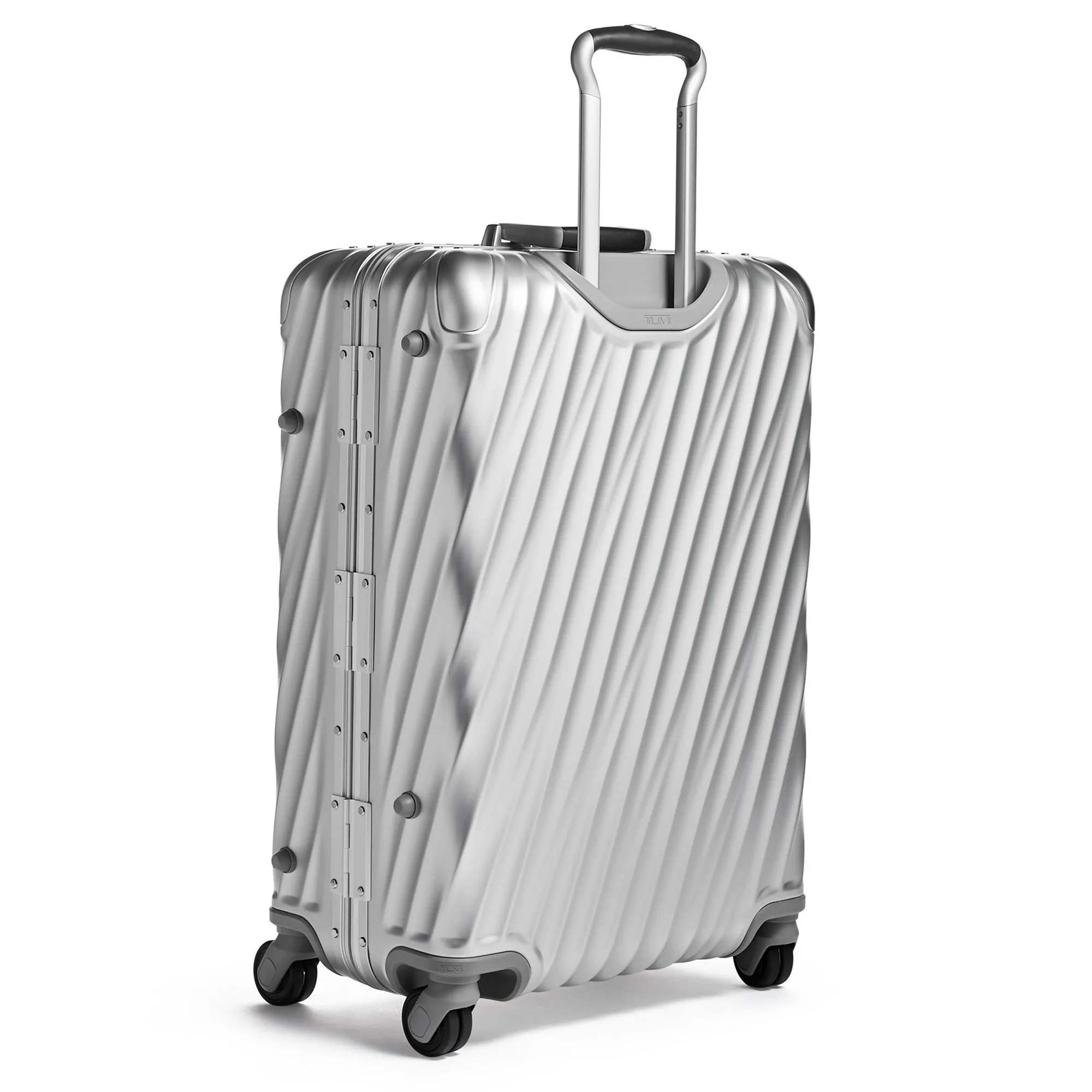 Sac Tumi 19 Degree Aluminum Valise de voyage courte // Argenté