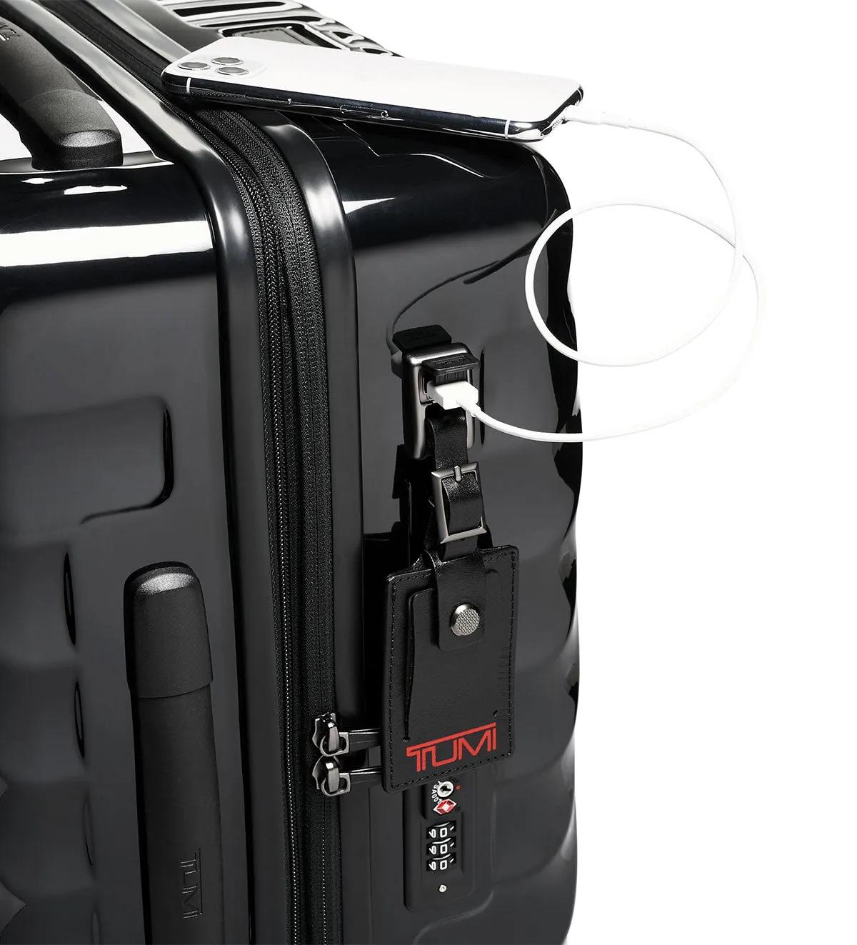 Sac Tumi 19 Degree Noir International Extensible à 4 Roues Cabine // Noir