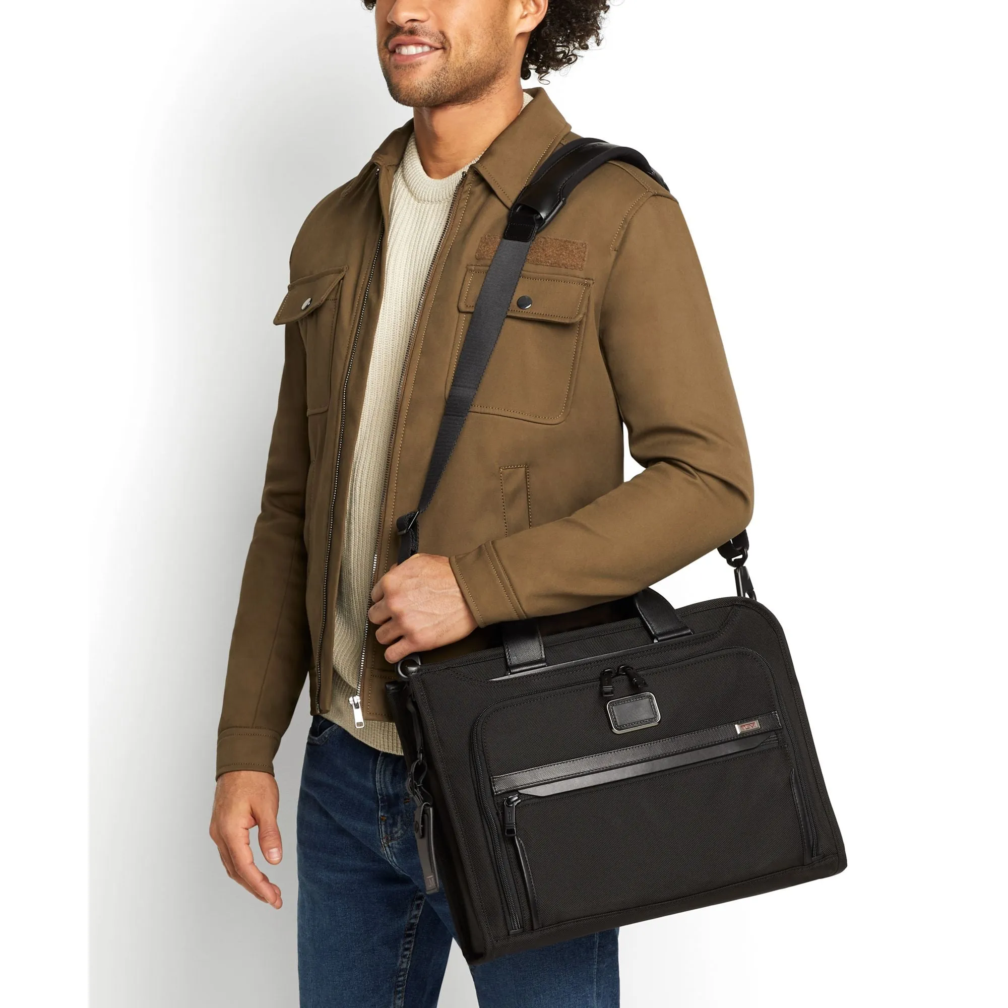 Sac Tumi Alpha 3 Slim Deluxe Portfolio // Anthracite