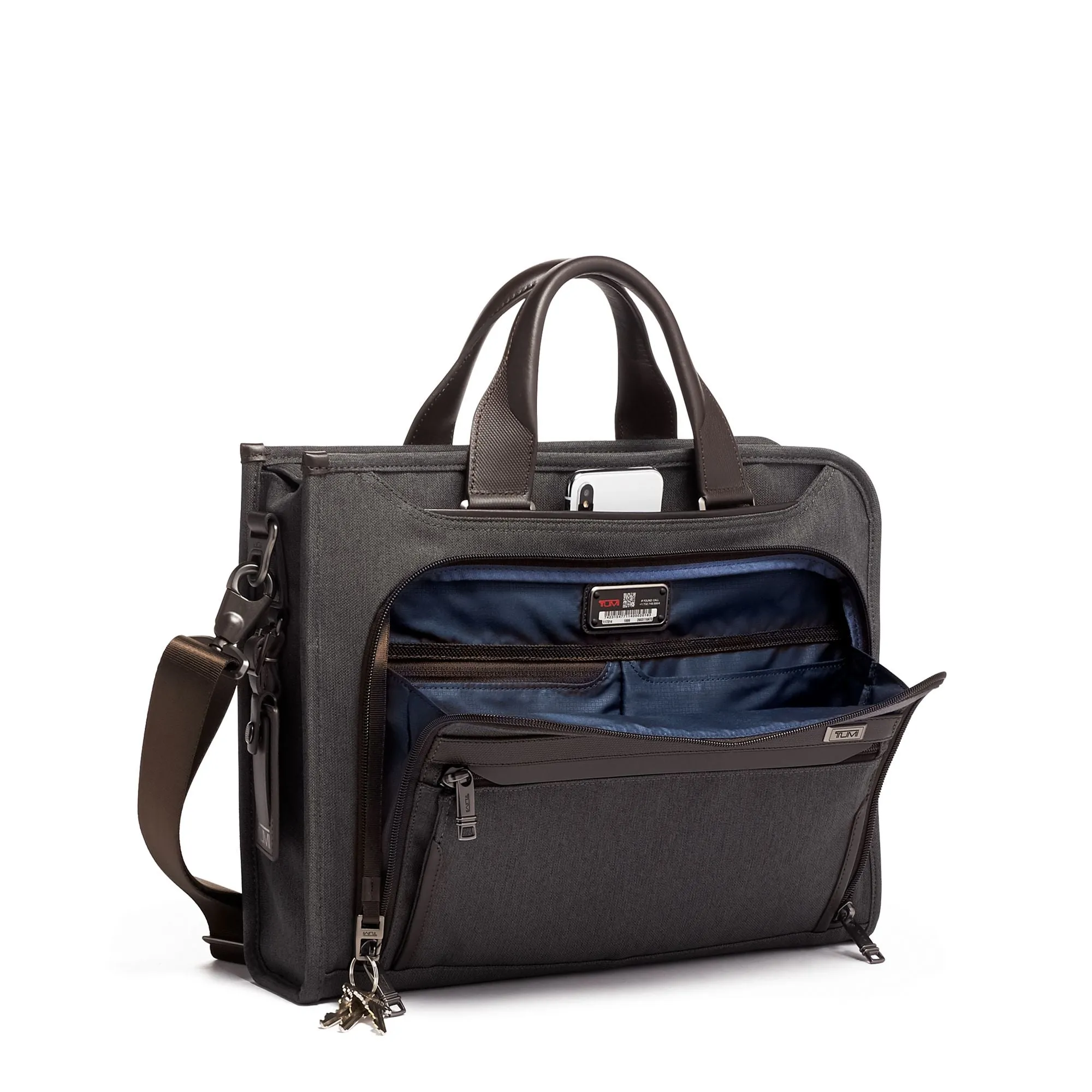 Sac Tumi Alpha 3 Slim Deluxe Portfolio // Anthracite
