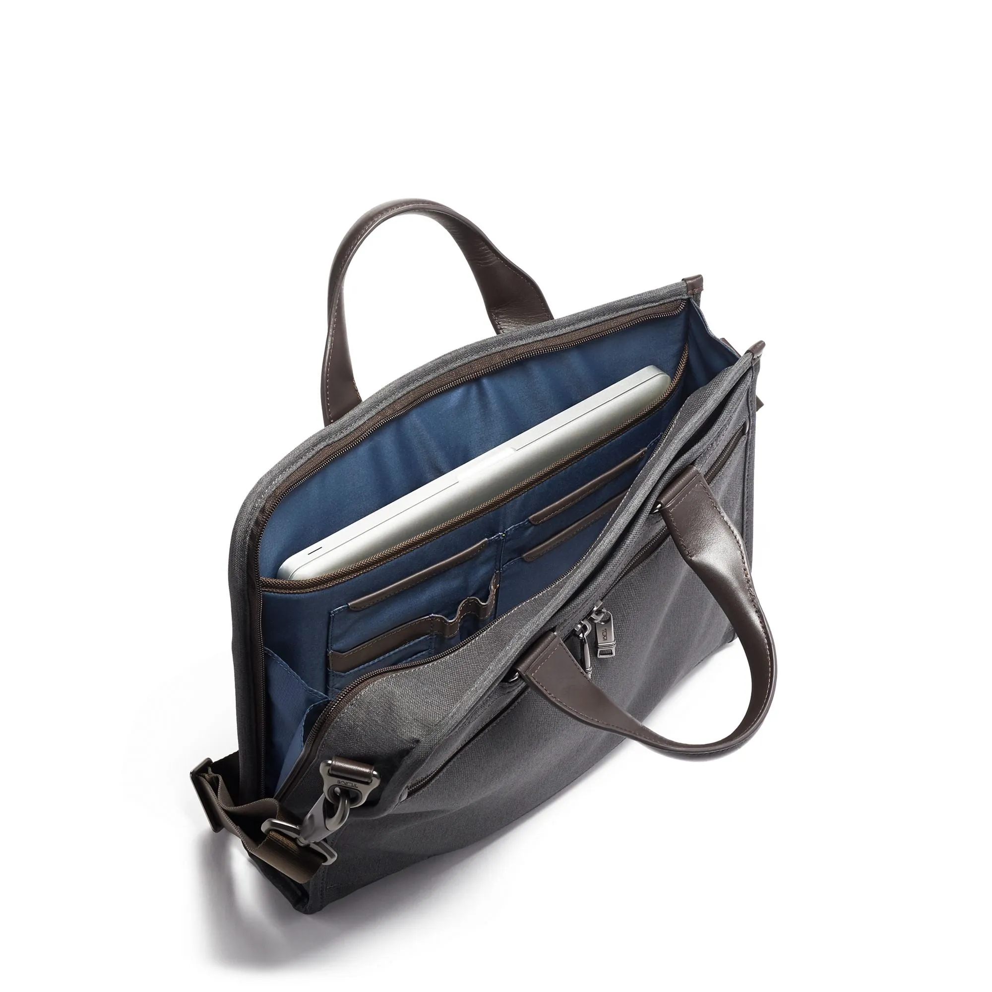 Sac Tumi Alpha 3 Slim Deluxe Portfolio // Anthracite