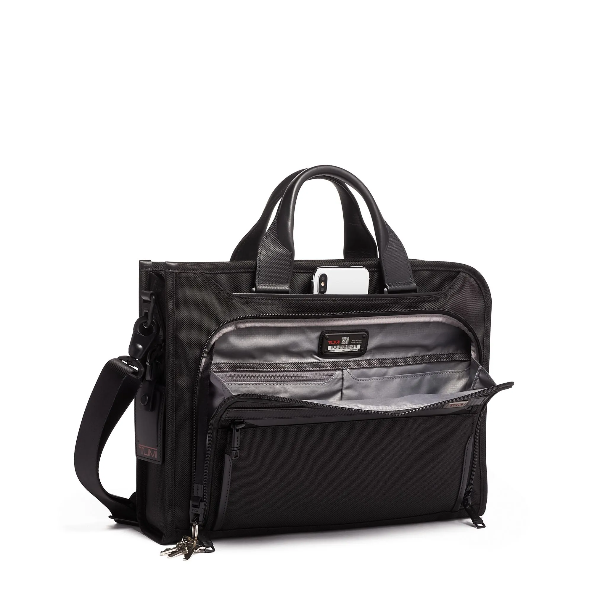 Sac Tumi Alpha 3 Slim Deluxe Portfolio // Noir
