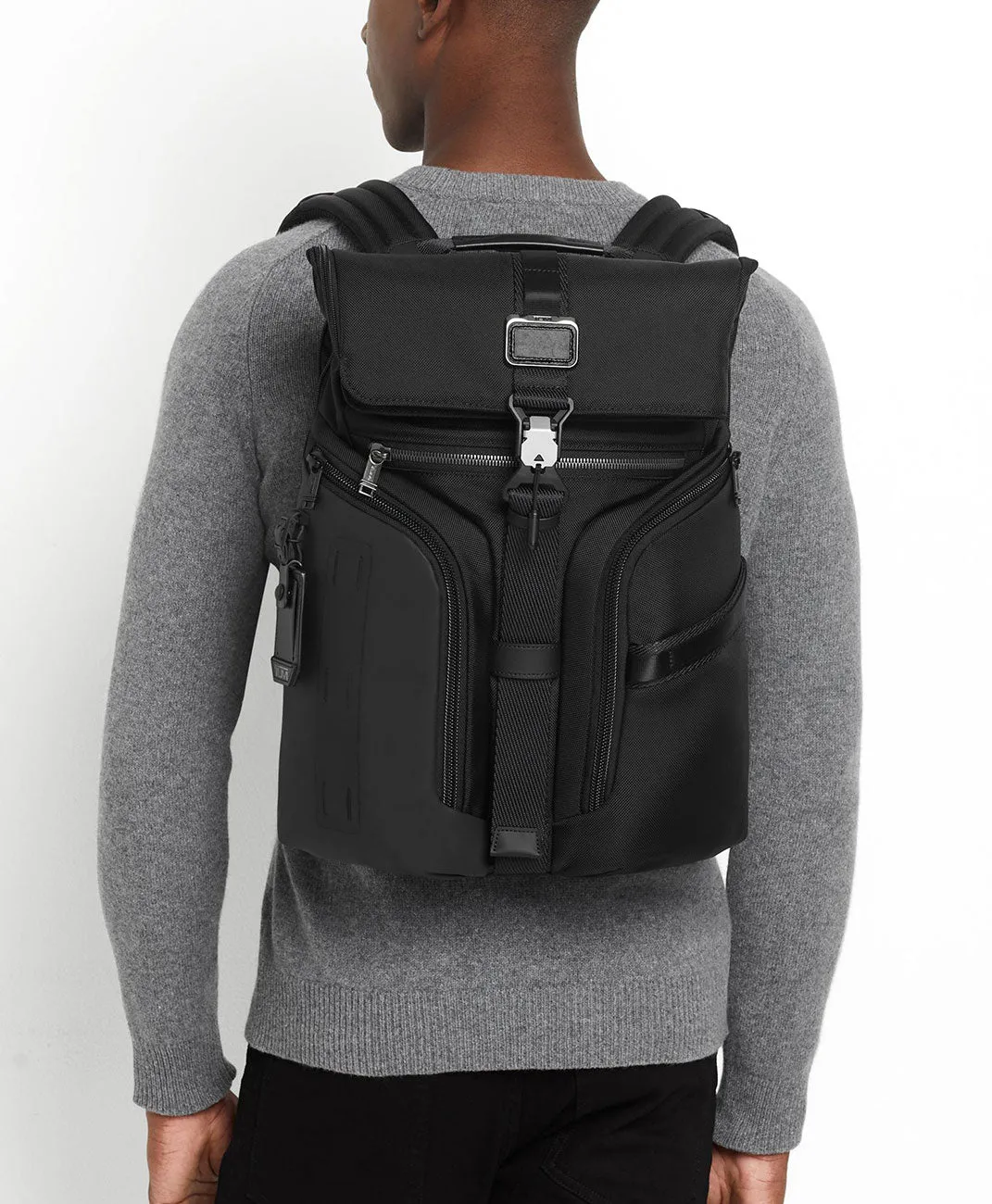 Sac à dos Tumi Alpha Bravo avec rabat logistique noir 15