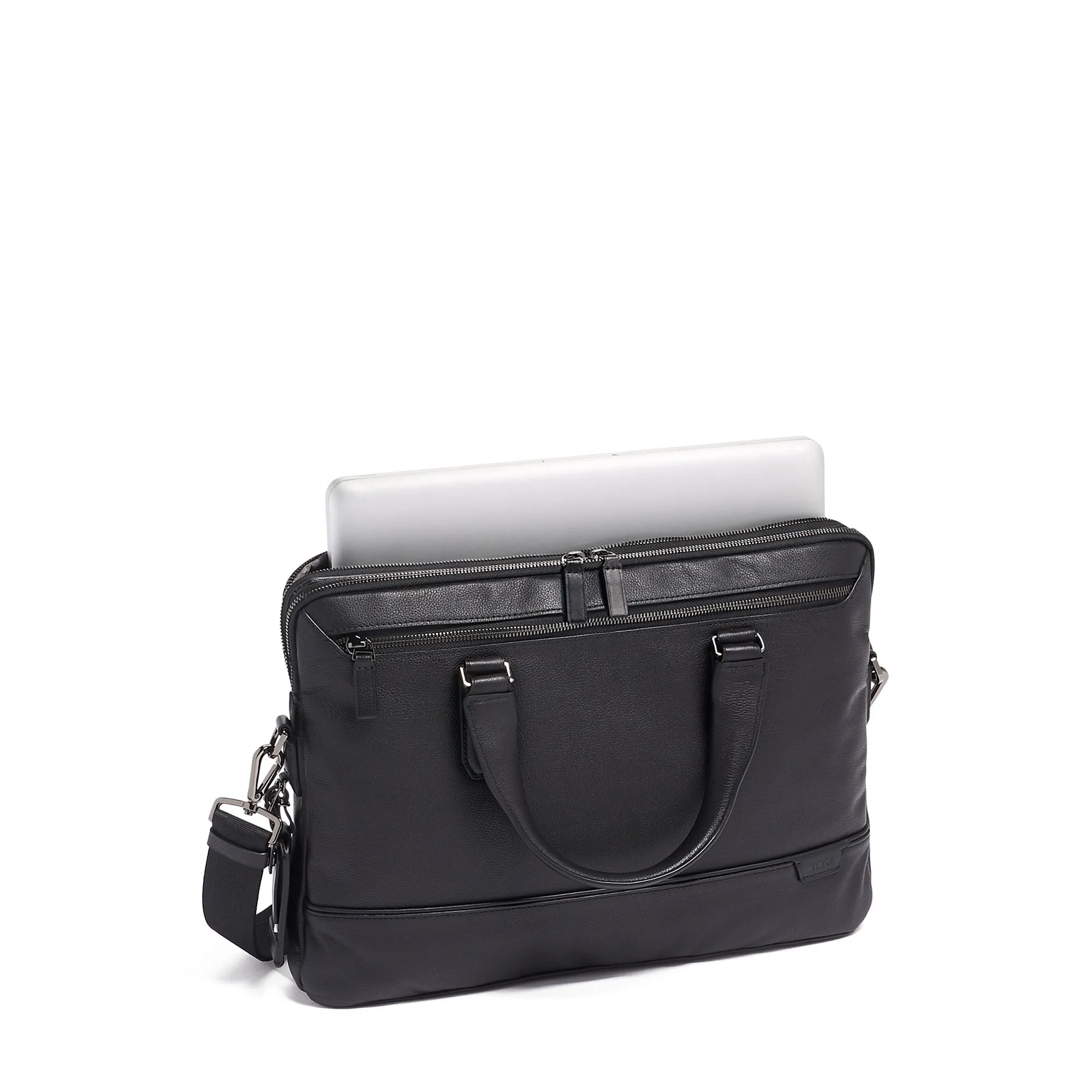Sac Tumi Harrison Sycamore en cuir slim portefeuille // Noir