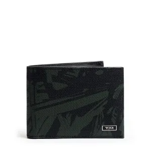 Sac Tumi Monaco Double Portefeuille // Imprimé Palmier Vert