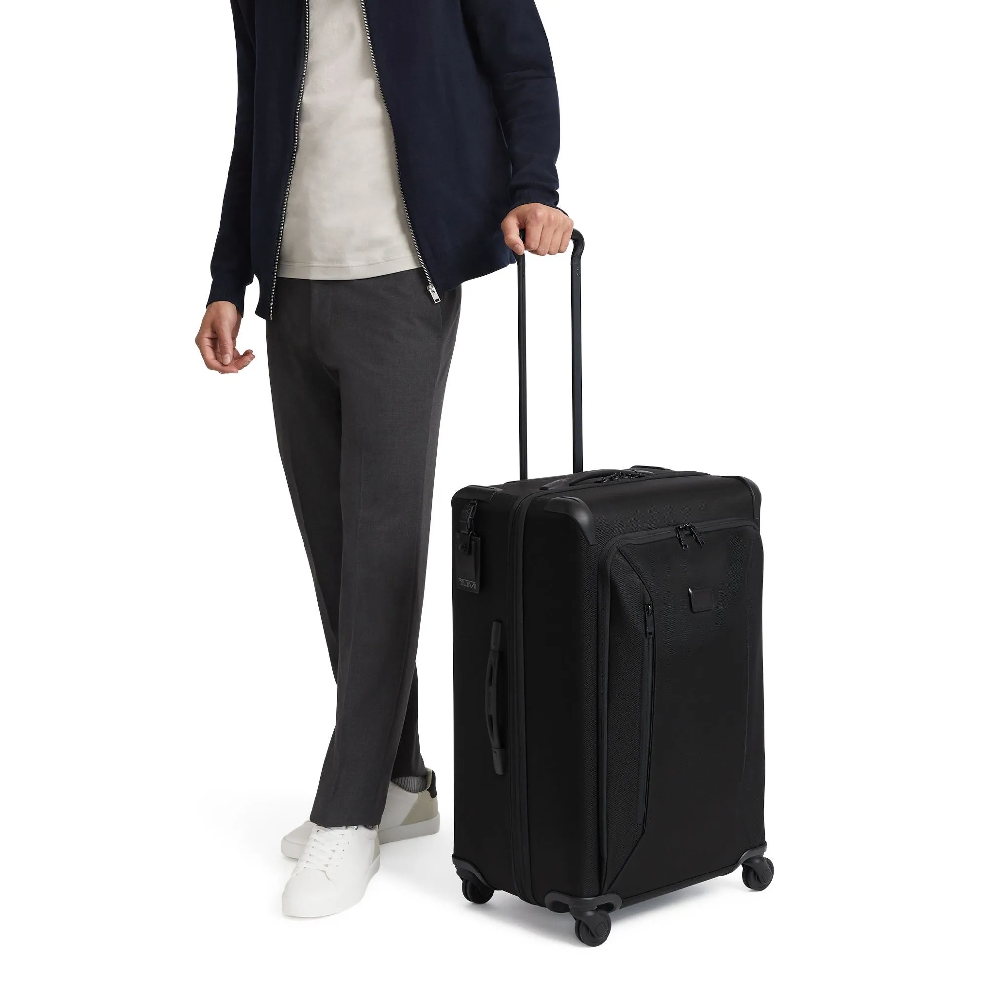 Valise Tumi Tumi Aero Tour Court Séjour Extensible à 4 Roues // Noir