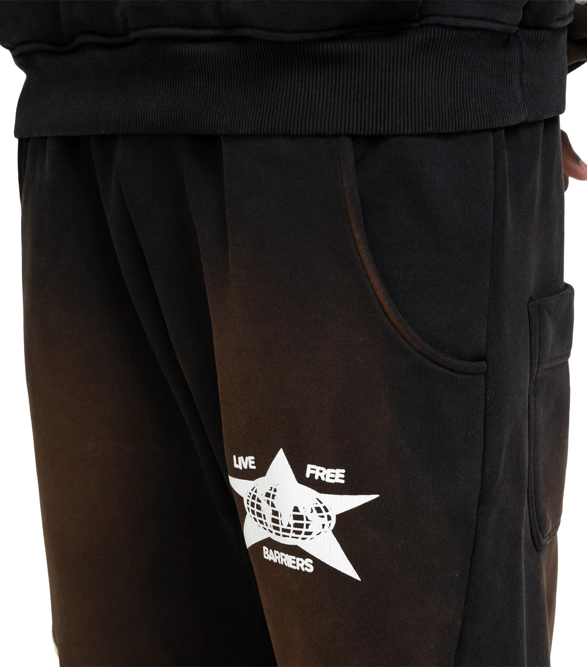 Barriers Barrera Cowrie Shell Sweatpants Black