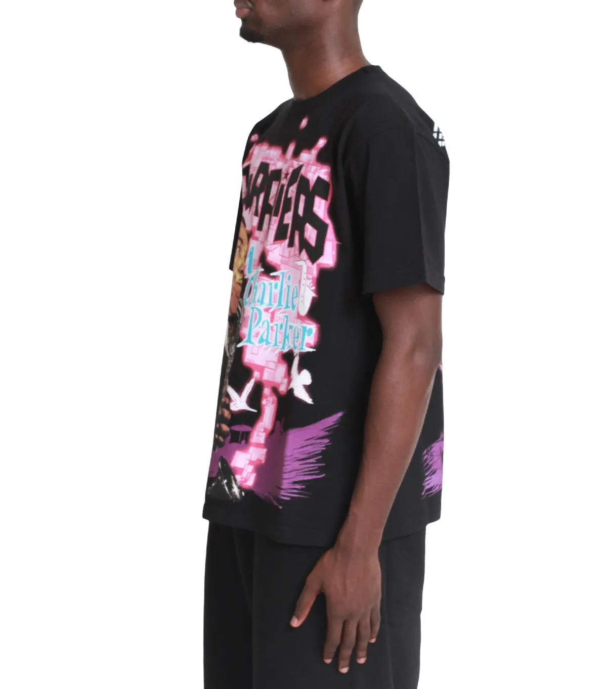 Barriers Charlie Parker Tee Black