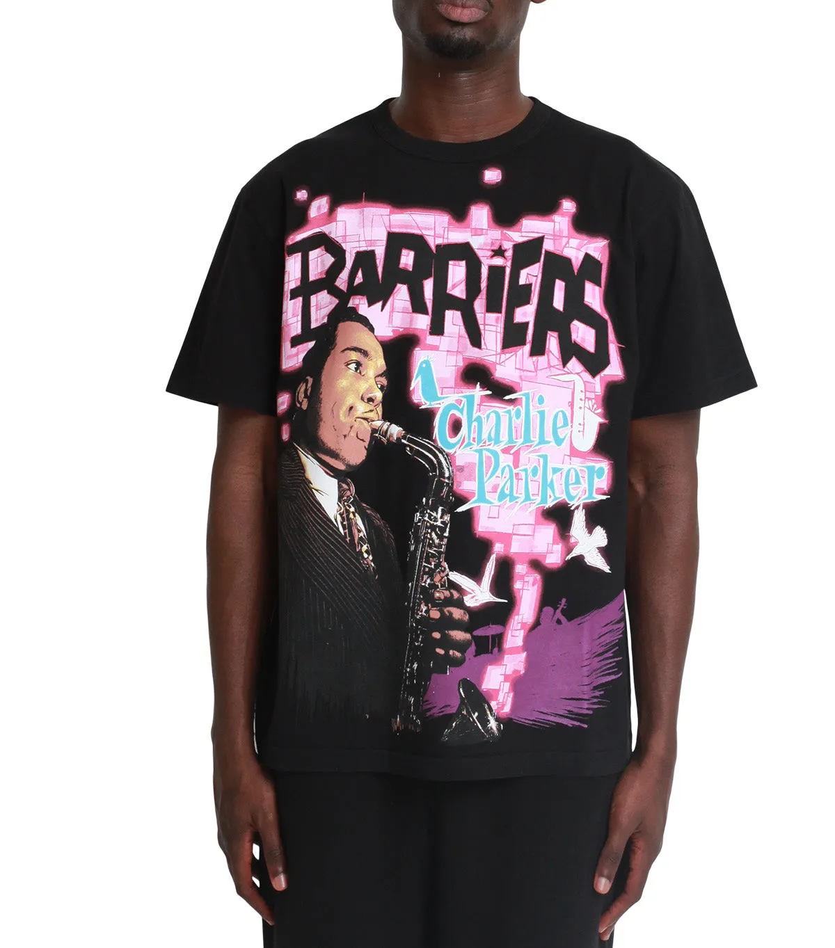 Barriers Charlie Parker Tee Black