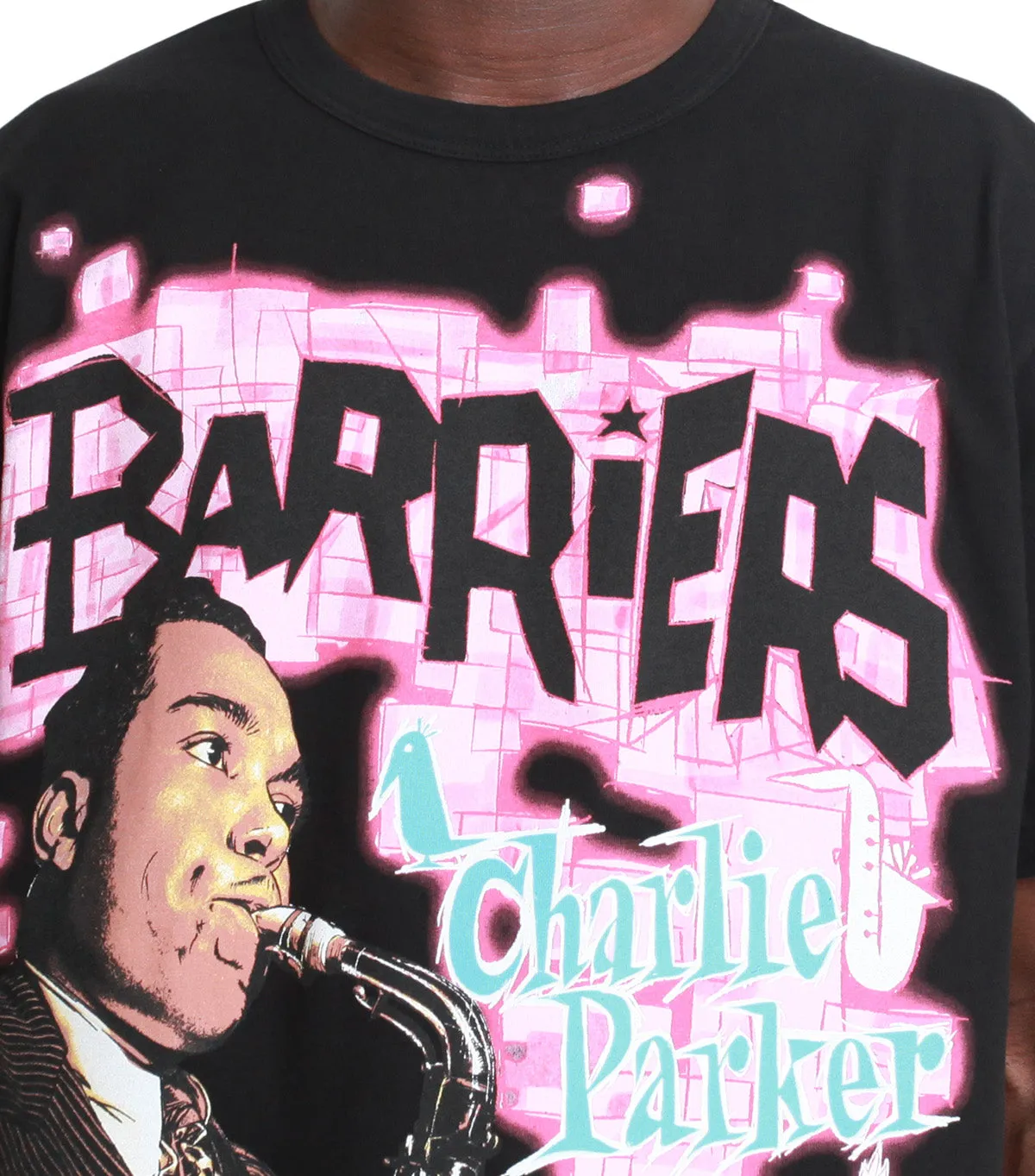 Barriers Charlie Parker Tee Black