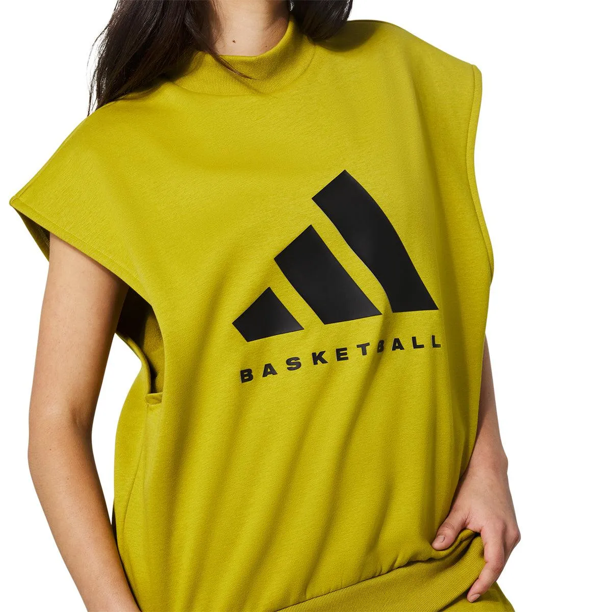 Basketball Sleeveless Sweatshirt 'Pulse Olive'
