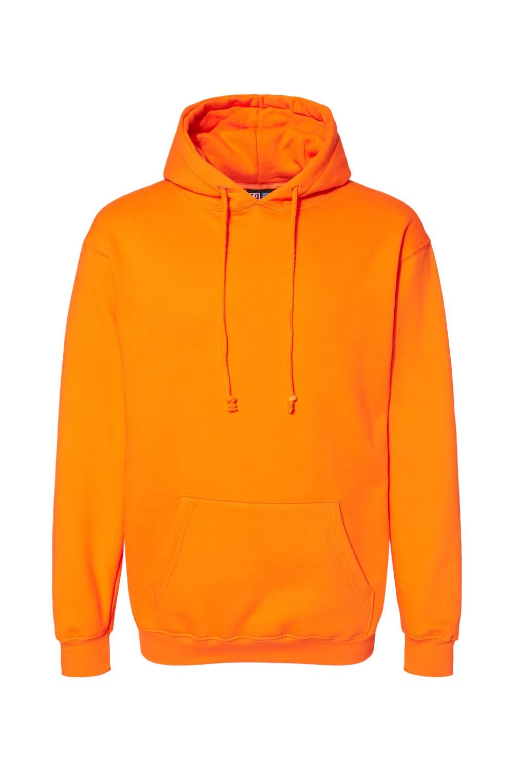 Sweat à capuche pour hommes Bayside fabriqué aux USA avec poche kangourou - Orange vif