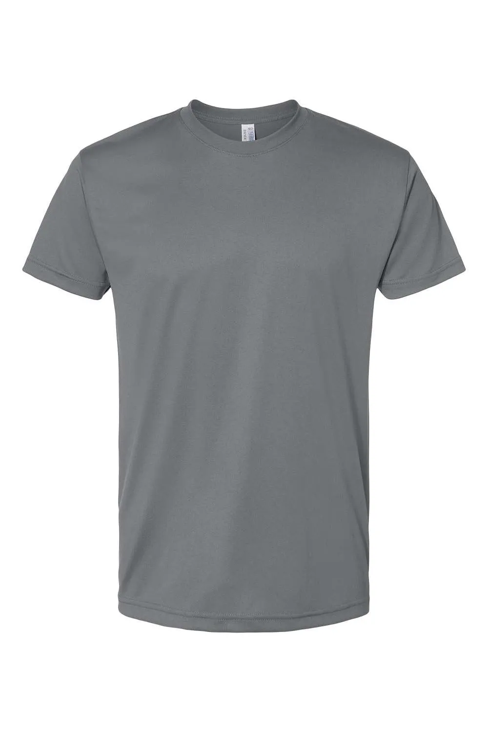 T-shirt à manches courtes pour hommes Bayside fabriqué aux États-Unis - Gris anthracite