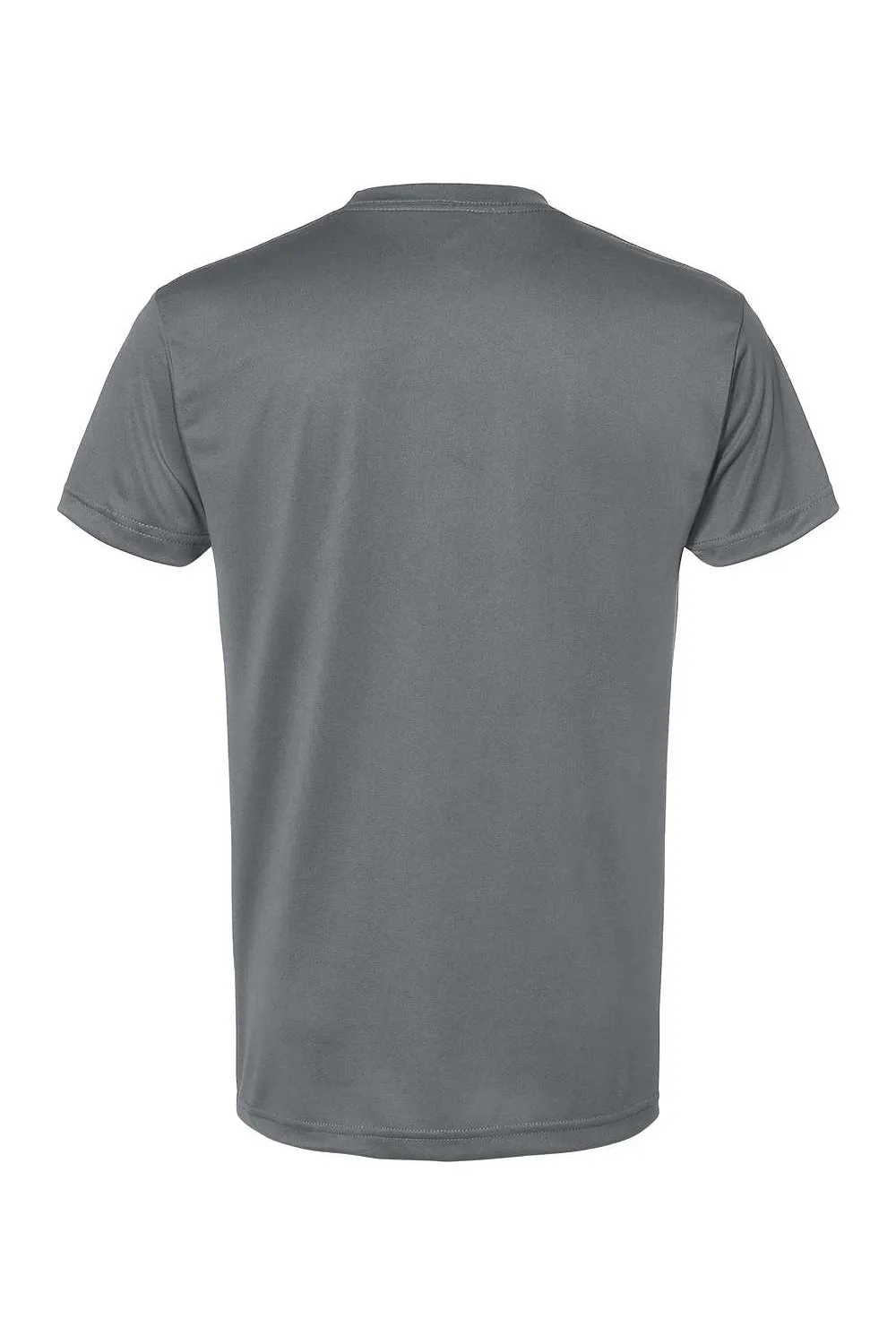 T-shirt à manches courtes pour hommes Bayside fabriqué aux États-Unis - Gris anthracite