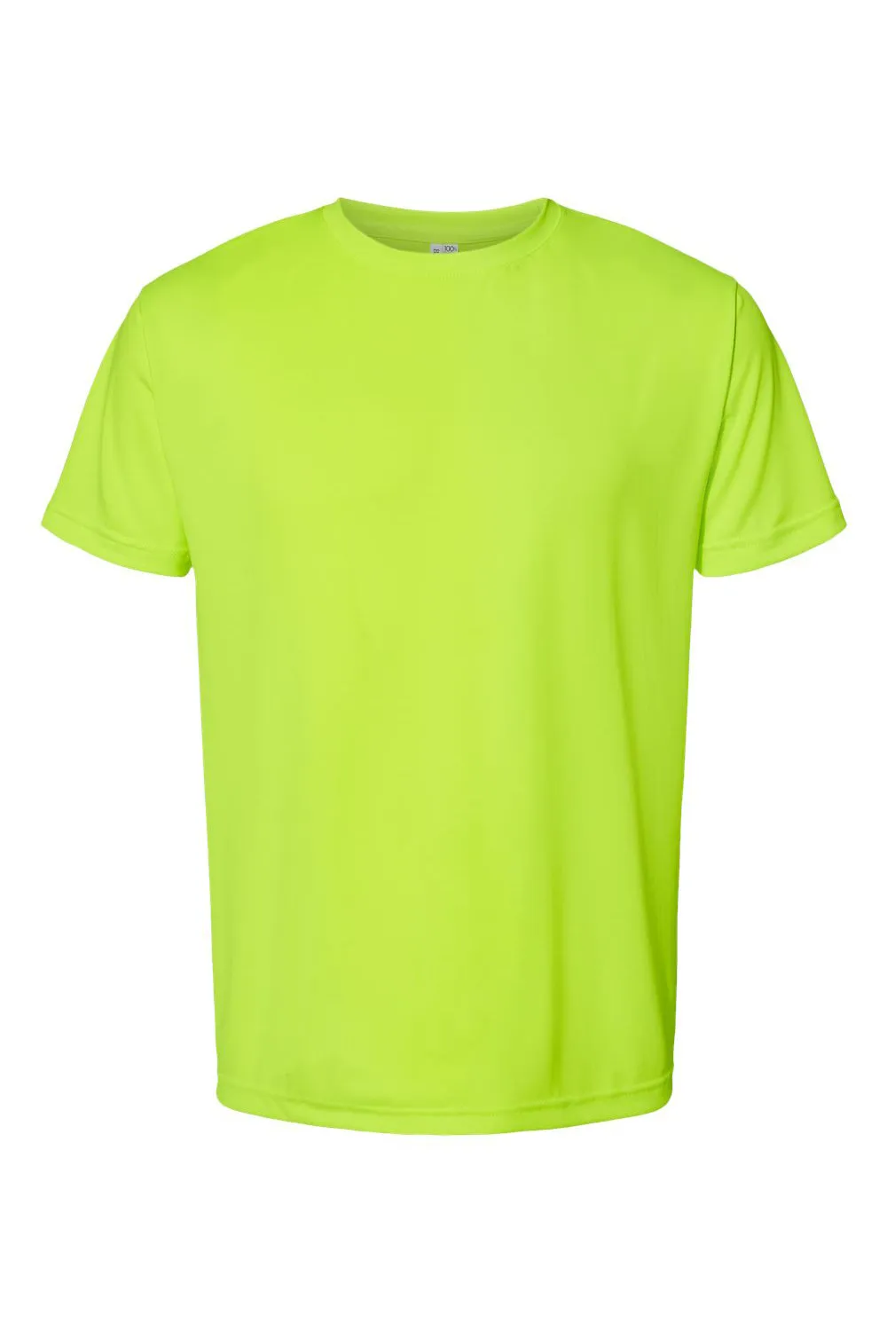 T-shirt à manches courtes pour hommes Bayside fabriqué aux États-Unis - Vert lime
