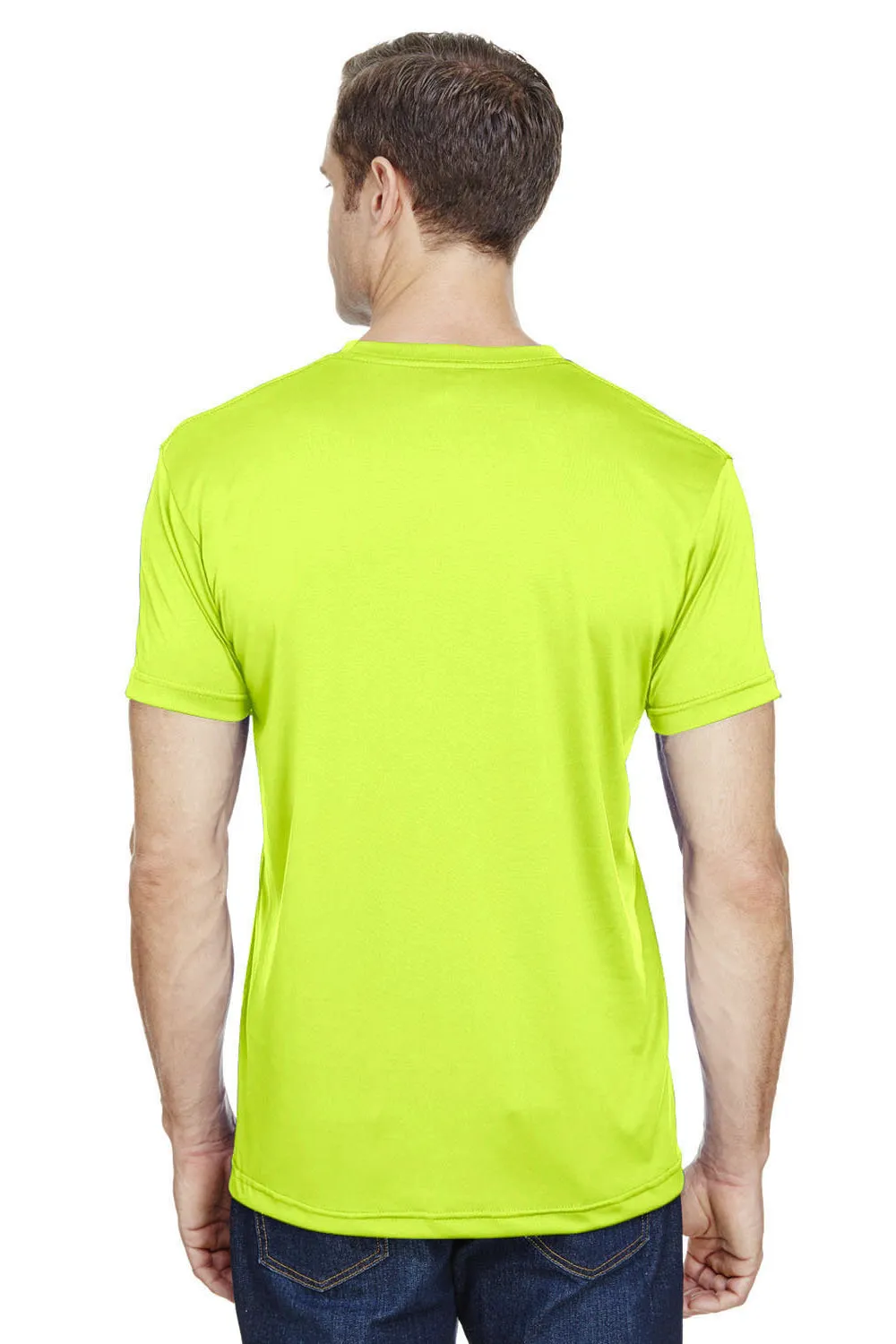 T-shirt à manches courtes pour hommes Bayside fabriqué aux États-Unis - Vert lime