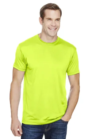 T-shirt à manches courtes pour hommes Bayside fabriqué aux États-Unis - Vert lime