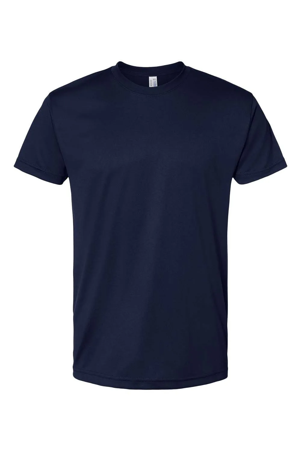 T-shirt à manches courtes pour hommes Bayside fabriqué aux États-Unis - Bleu marine