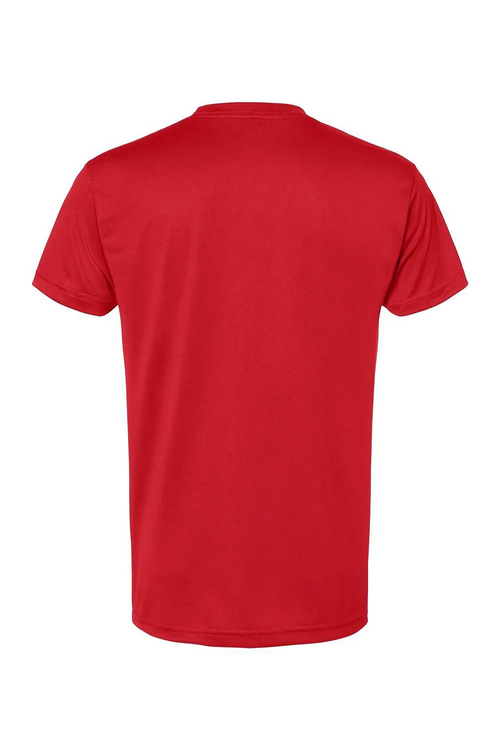 T-shirt à manches courtes pour hommes Bayside fabriqué aux États-Unis - Rouge