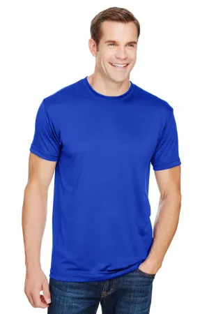 T-shirt à manches courtes pour hommes Bayside fabriqué aux États-Unis - Bleu royal