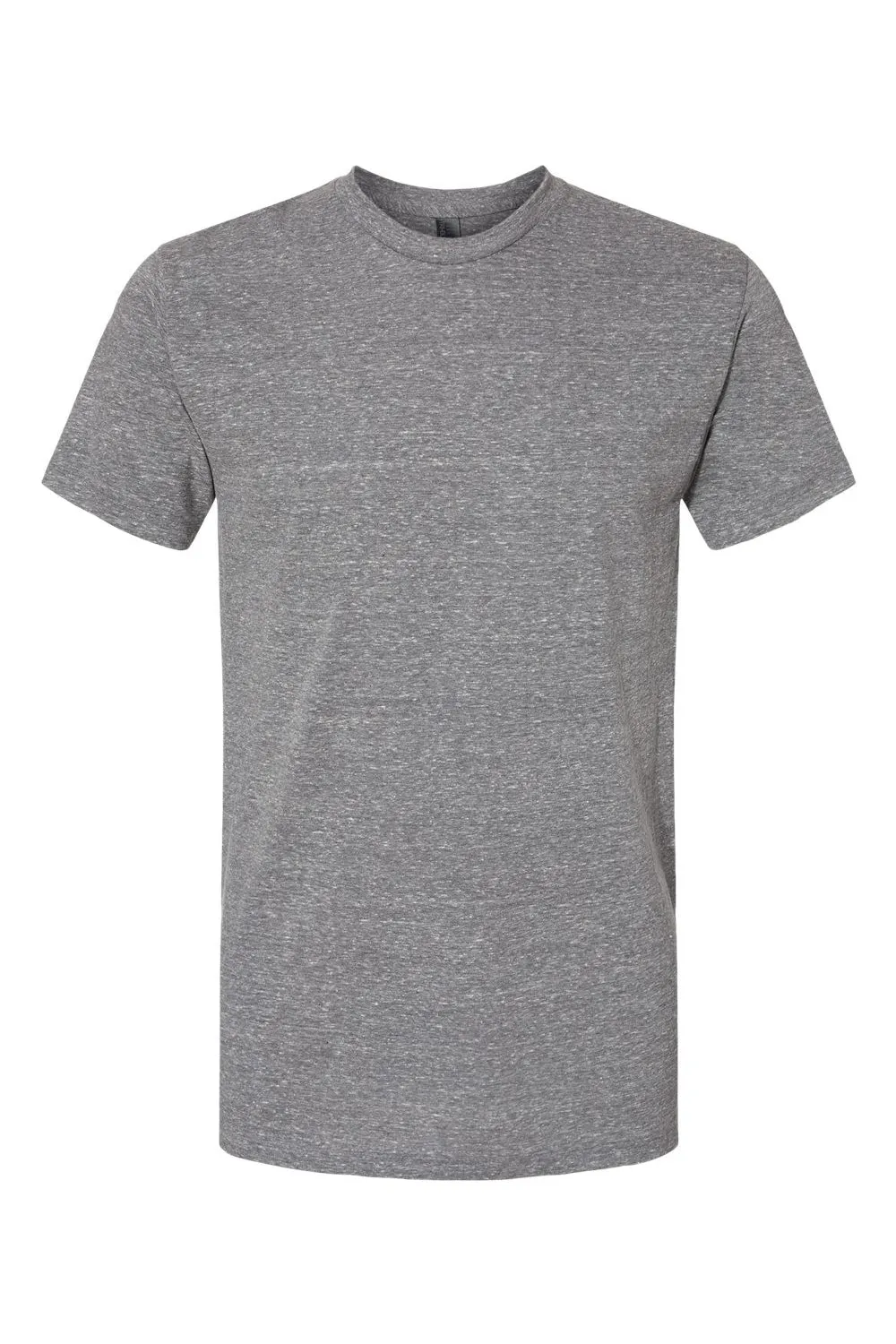 T-shirt col rond à manches courtes pour hommes Bayside fabriqué aux États-Unis - Gris sportif