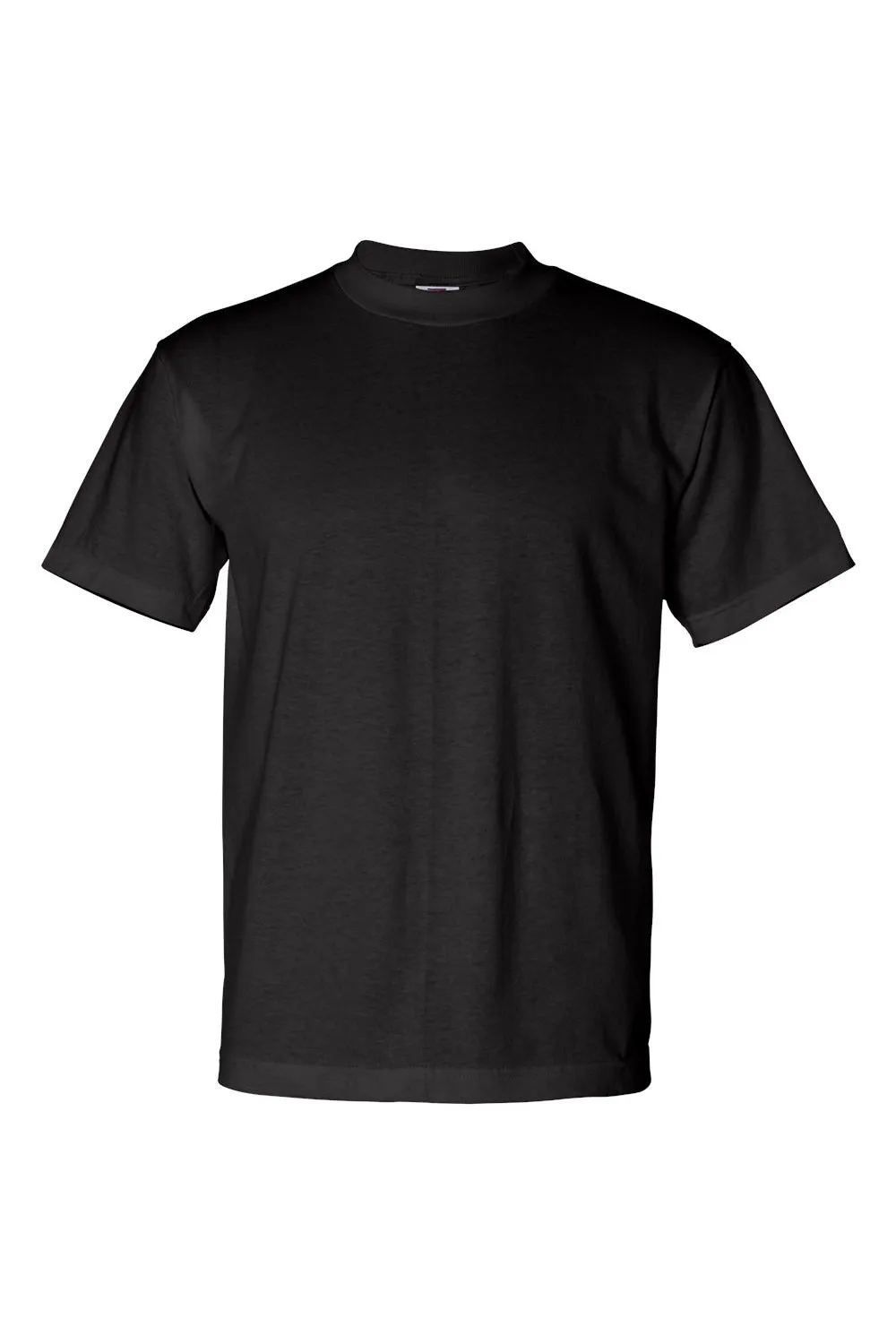 T-shirt col rond à manches courtes pour hommes Bayside fabriqué aux États-Unis - Noir