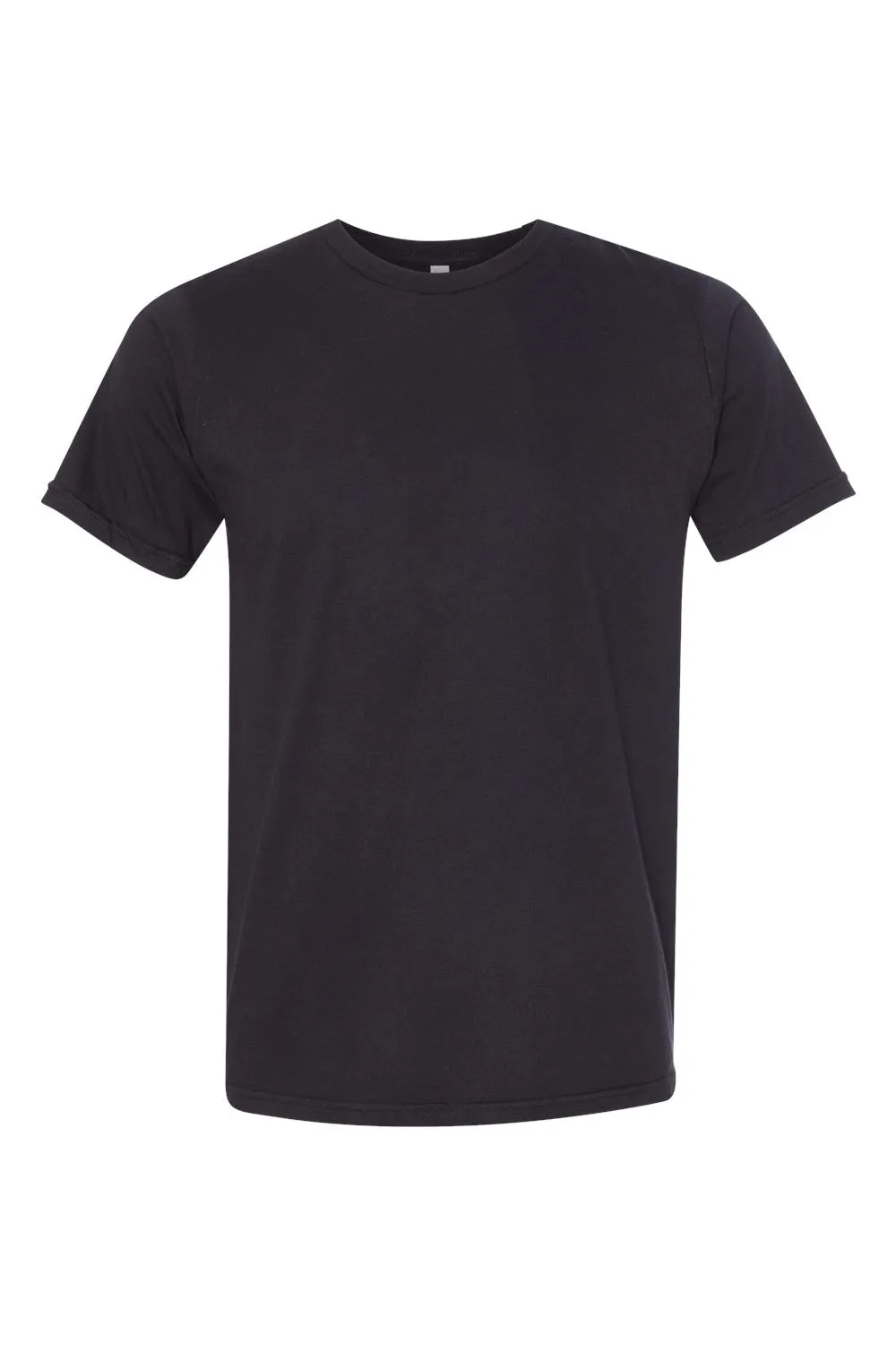 T-shirt col rond à manches courtes pour hommes Bayside fabriqué aux États-Unis - Noir
