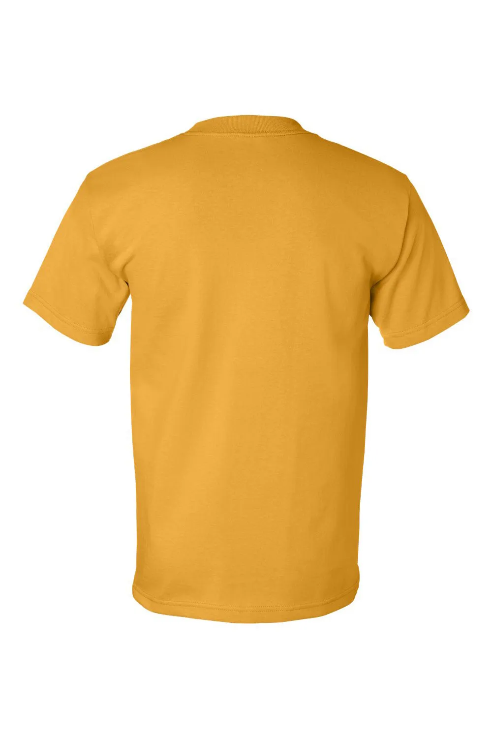 T-shirt col rond à manches courtes pour hommes Bayside fabriqué aux États-Unis - Or