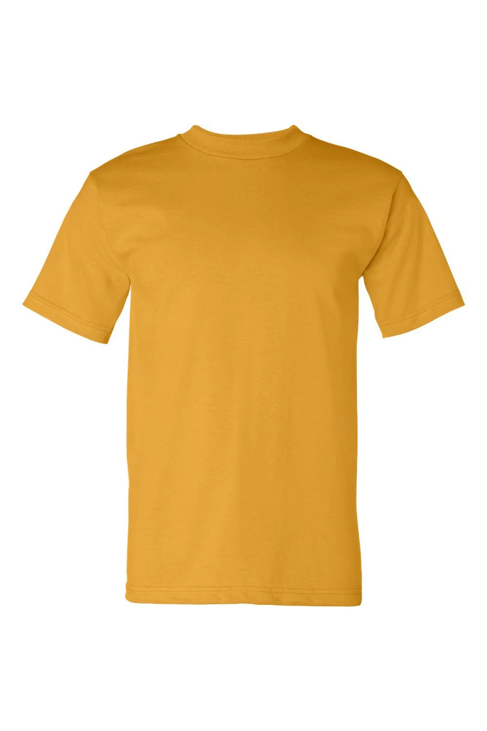 T-shirt col rond à manches courtes pour hommes Bayside fabriqué aux États-Unis - Or