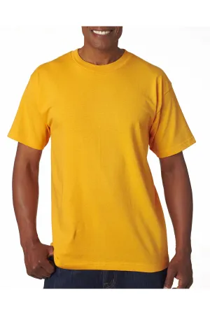 T-shirt col rond à manches courtes pour hommes Bayside fabriqué aux États-Unis - Or