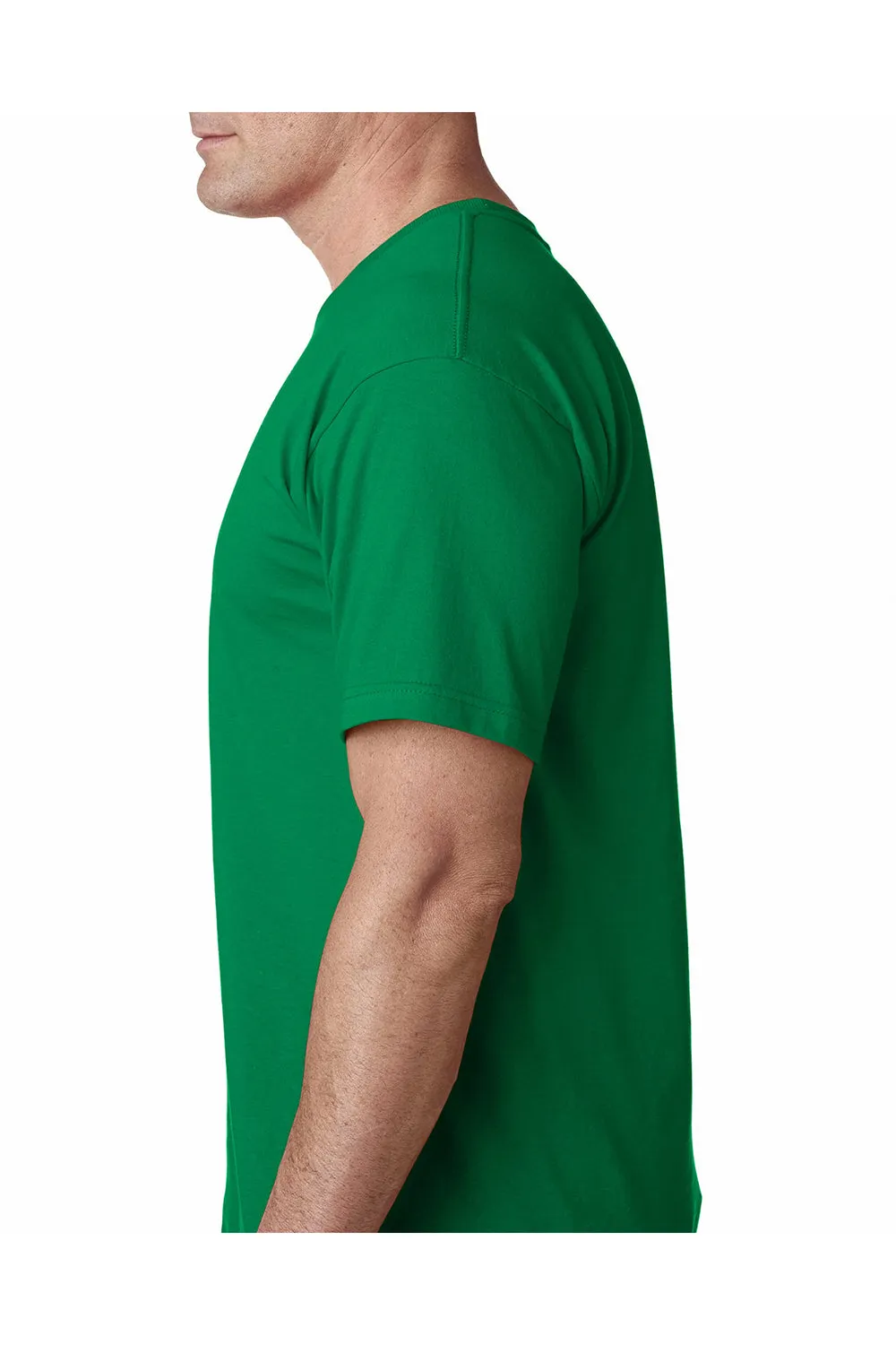 T-shirt à manches courtes col rond pour hommes Bayside fabriqué aux États-Unis - Vert Kelly irlandais