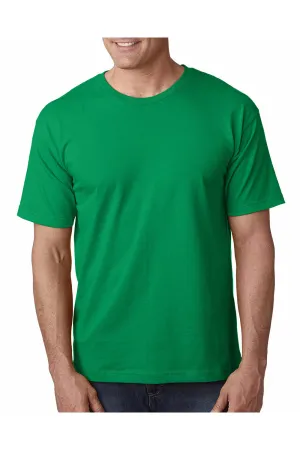 T-shirt à manches courtes col rond pour hommes Bayside fabriqué aux États-Unis - Vert Kelly irlandais