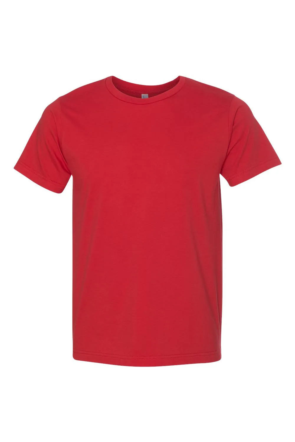 T-shirt à manches courtes col rond pour hommes Bayside fabriqué aux États-Unis - Rouge