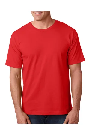 T-shirt à manches courtes pour hommes Bayside fabriqué aux États-Unis - Rouge