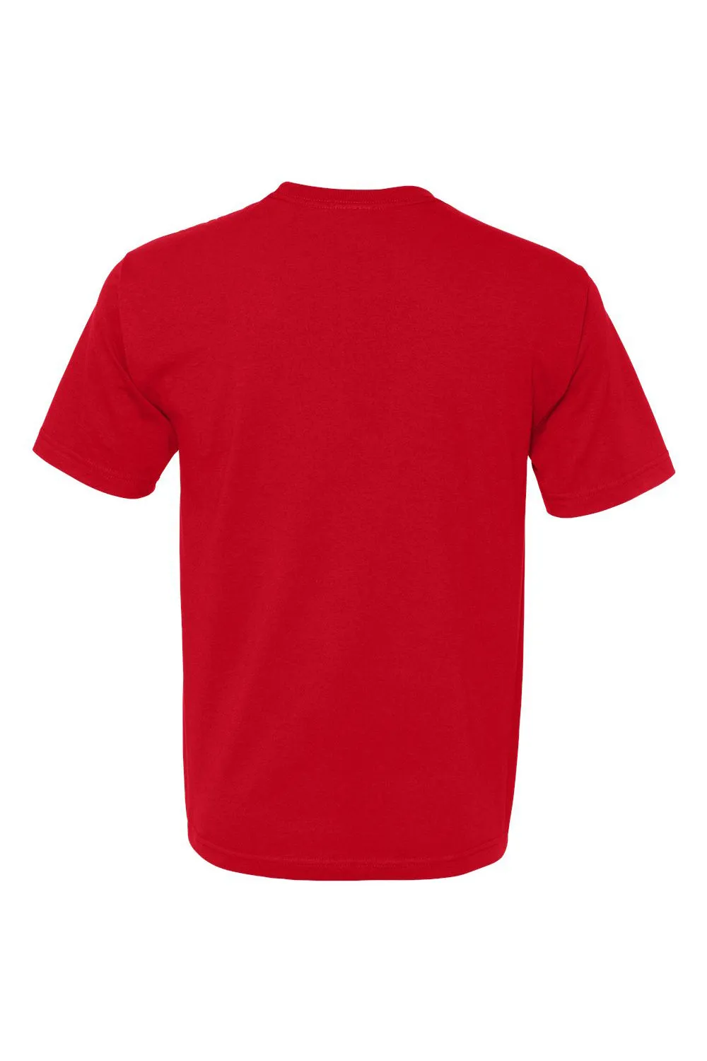 T-shirt à manches courtes pour hommes Bayside fabriqué aux États-Unis - Rouge